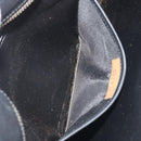 Salvatore Ferragamo Shoulder Bag Leather Black Gold Auth 197141-22