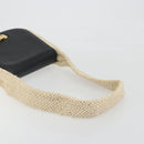 Salvatore Ferragamo Shoulder Bag Leather Black Gold Auth 197141-7