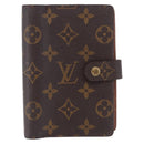 LOUIS VUITTON Monogram Agenda PM Day Planner Cover R20005 LV Auth 197145-2