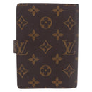 LOUIS VUITTON Monogram Agenda PM Day Planner Cover R20005 LV Auth 197145-3