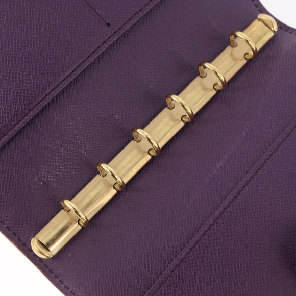 LOUIS VUITTON Epi Agenda PM Day Planner Cover Yellow R20059 LV Auth 197146