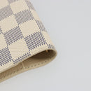 LOUIS VUITTON Damier Azur Agenda PM Day Planner Cover R20706 LV Auth 197147V-10