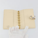 LOUIS VUITTON Damier Azur Agenda PM Day Planner Cover R20706 LV Auth 197147V-13