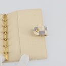 LOUIS VUITTON Damier Azur Agenda PM Day Planner Cover R20706 LV Auth 197147V-14