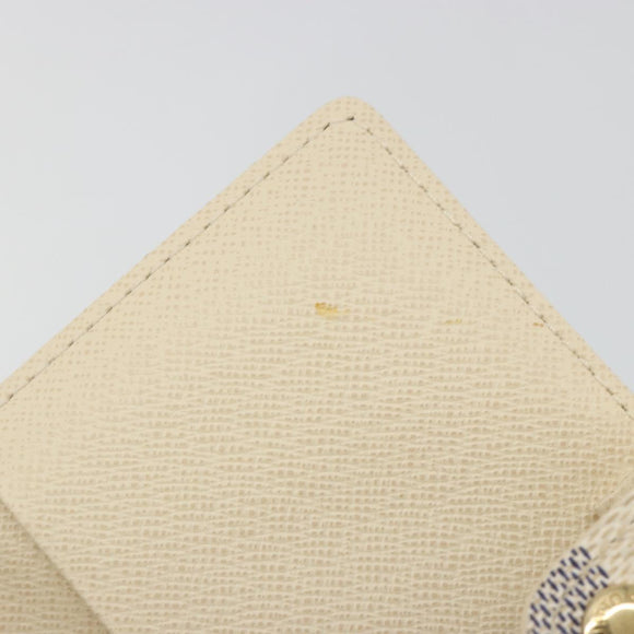 LOUIS VUITTON Damier Azur Agenda PM Day Planner Cover R20706 LV Auth 197147V