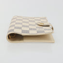 LOUIS VUITTON Damier Azur Agenda PM Day Planner Cover R20706 LV Auth 197147V-7