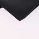 LOUIS VUITTON Epi Agenda PM Day Planner Cover Black R20092 LV Auth 197148-16