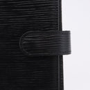 LOUIS VUITTON Epi Agenda PM Day Planner Cover Black R20092 LV Auth 197148-18