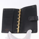 LOUIS VUITTON Epi Agenda PM Day Planner Cover Black R20092 LV Auth 197148-7