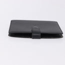 LOUIS VUITTON Epi Agenda PM Day Planner Cover Black R20092 LV Auth 197148-3