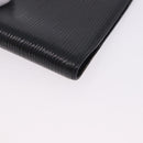 LOUIS VUITTON Epi Agenda PM Day Planner Cover Black R20092 LV Auth 197148-14