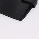 LOUIS VUITTON Epi Agenda PM Day Planner Cover Black R20092 LV Auth 197148-15