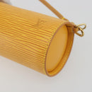 LOUIS VUITTON Epi Soufflot Pouch Yellow LV Auth 197149A-9
