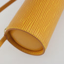 LOUIS VUITTON Epi Soufflot Pouch Yellow LV Auth 197149A-14