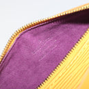 LOUIS VUITTON Epi Soufflot Pouch Yellow LV Auth 197149A-17
