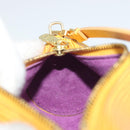 LOUIS VUITTON Epi Soufflot Pouch Yellow LV Auth 197149A-18
