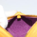 LOUIS VUITTON Epi Soufflot Pouch Yellow LV Auth 197149A-19