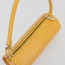 LOUIS VUITTON Epi Soufflot Pouch Yellow LV Auth 197149A-6
