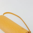 LOUIS VUITTON Epi Soufflot Pouch Yellow LV Auth 197149A-8