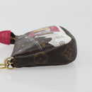 LOUIS VUITTON Monogram Vivienne Mini Pochette Accessoires M68490 LV Auth 197150M-4