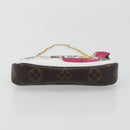 LOUIS VUITTON Monogram Vivienne Mini Pochette Accessoires M68490 LV Auth 197150M-5