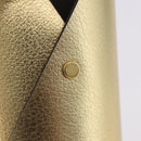 LOUIS VUITTON Monogram Pocrayon Gaston Pen Case Gold LV Auth 197153A-8