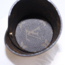 LOUIS VUITTON Monogram Pocrayon Gaston Pen Case Gold LV Auth 197153A-10