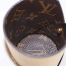 LOUIS VUITTON Monogram Pocrayon Gaston Pen Case Gold LV Auth 197153A-11