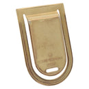 LOUIS VUITTON Pansavie Porto Address Money Clip metal Gold M64690 LV Auth 197155-1