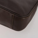 GUCCI Bamboo Shoulder Bag Leather 2way Brown Gold 001 3444 1638 Auth 197159-12