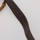GUCCI Bamboo Shoulder Bag Leather 2way Brown Gold 001 3444 1638 Auth 197159-8