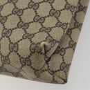 GUCCI GG Supreme Web Sherry Line Tote Bag PVC Beige 47 02 2140 Auth 197160-15