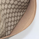 GUCCI GG Supreme Web Sherry Line Tote Bag PVC Beige 47 02 2140 Auth 197160-21