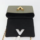 LOUIS VUITTON Monogram Kabuki Twist MM Shoulder Bag M67270 LV Auth 197161M-20