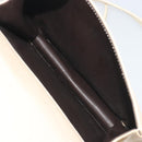 BALLY Shoulder Bag Leather 2way Ivory Gold Auth 197162A-25