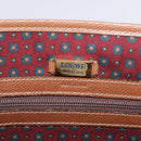 LOEWE Hand Bag Leather 2way Brown Gold Auth 197164-11
