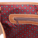LOEWE Hand Bag Leather 2way Brown Gold Auth 197164-24