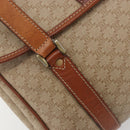 CELINE Macadam Canvas Hand Bag PVC Beige Gold Auth 197166-18