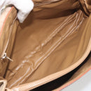 CELINE Macadam Canvas Hand Bag PVC Beige Gold Auth 197166-10