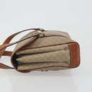 CELINE Macadam Canvas Hand Bag PVC Beige Gold Auth 197166-4