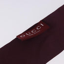 GUCCI GG Canvas Scarf Silk Higuchi Yuko Collaboration Beige Auth 197171M-14