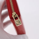 LOUIS VUITTON Monogram Vernis Bloom Wallet Rouge M91151 LV Auth 197172-8