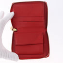 LOUIS VUITTON Monogram Vernis Bloom Wallet Rouge M91151 LV Auth 197172-9