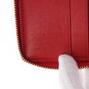 LOUIS VUITTON Monogram Vernis Bloom Wallet Rouge M91151 LV Auth 197172-18