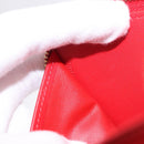 LOUIS VUITTON Monogram Vernis Bloom Wallet Rouge M91151 LV Auth 197172-12