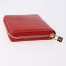 LOUIS VUITTON Monogram Vernis Bloom Wallet Rouge M91151 LV Auth 197172-6