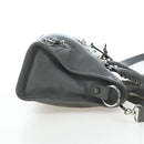 BALENCIAGA Classic Metallic Ege City Bag Leather 2way Gray 432831 Auth 197181SAM-5