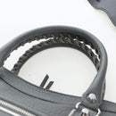 BALENCIAGA Classic Metallic Ege City Bag Leather 2way Gray 432831 Auth 197181SAM-8
