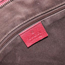 GUCCI GG Canvas Shoulder Bag Beige Silver 113013 Auth 197182-18