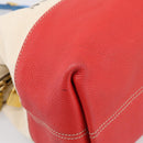 FENDI Celeria Tote Bag Canvas Ivory Gold Auth 197186A-15